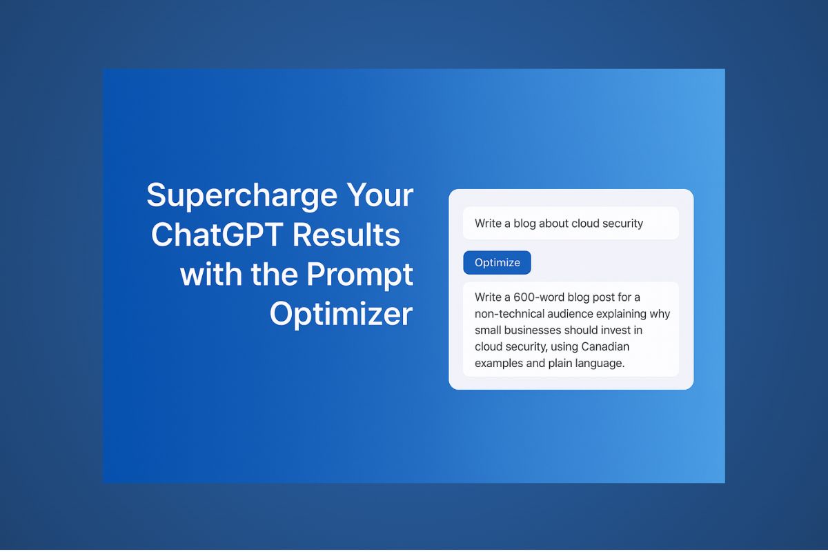 Prompt Optimizer Tool : améliorez vos prompts ChatGPT en un clic