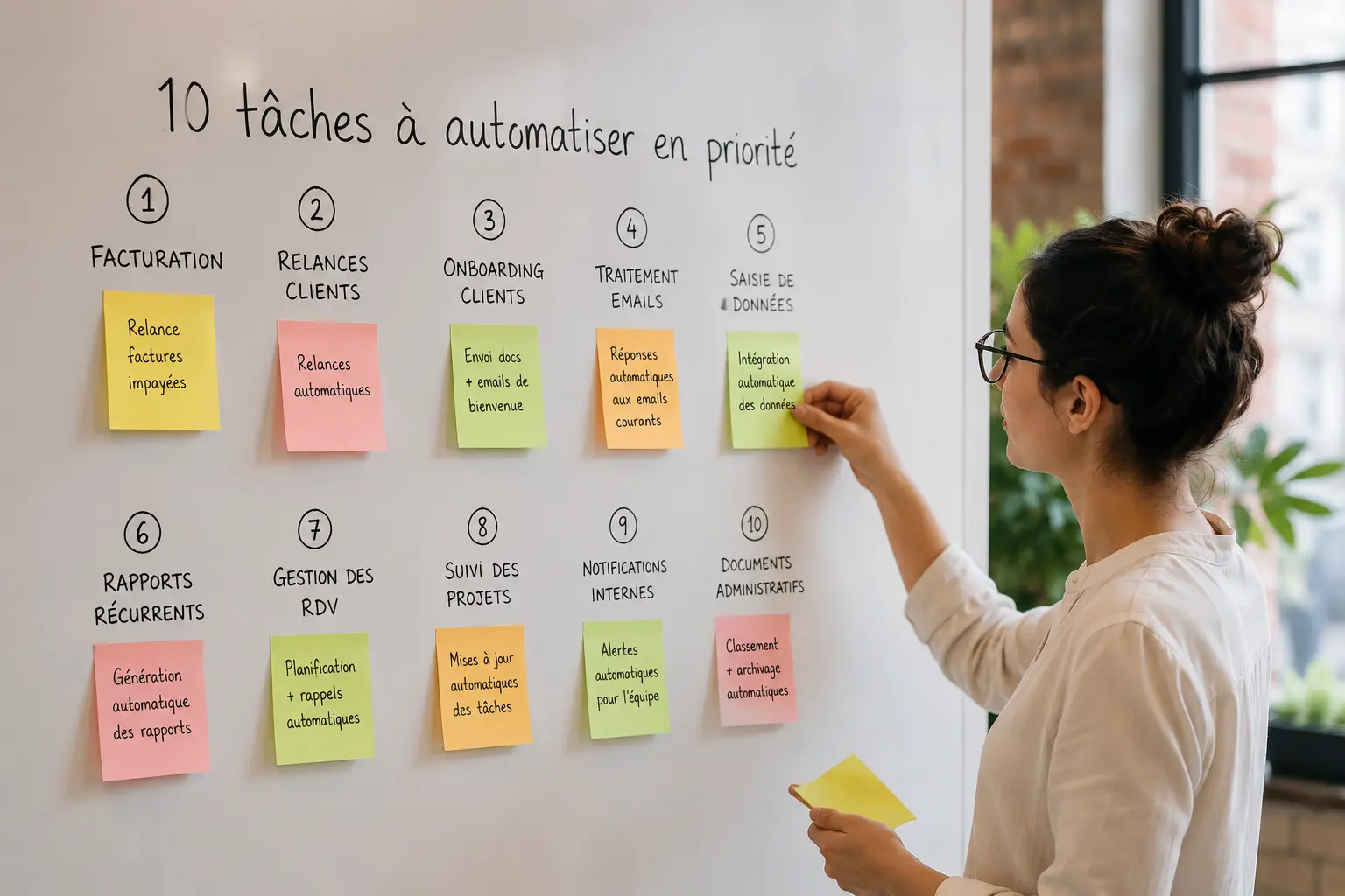 Quelles tâches automatiser en priorité dans une PME ? 10 exemples concrets