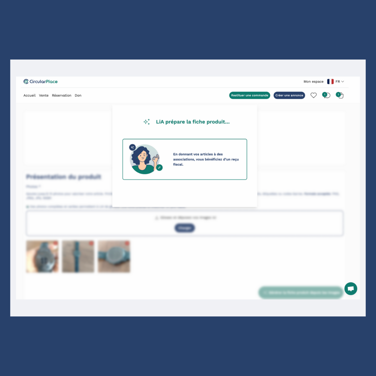 Capture d'écran 3 du projet Publiez vos fiches produits 5x plus vite